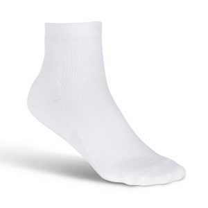 Compression Ankle Socks 15-20 mmHg - White