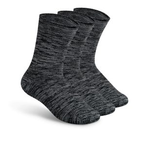 Extra Roomy Socks (Thick) - Black/Gray