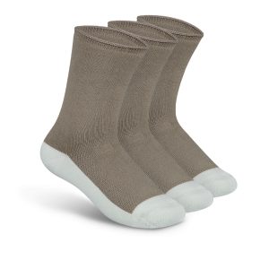 Extra Roomy Diabetic Socks (Thick) - Brown
