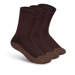 Extra Roomy Socks (Thick) - Dark Brown