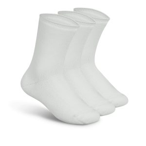 Extra Roomy Diabetic Socks (Thick) - White
