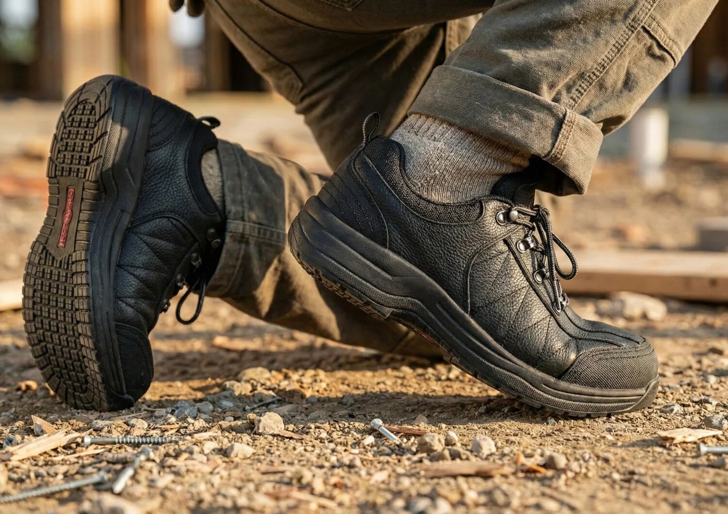 Dolomite Work Shoes - Black - Image 13
