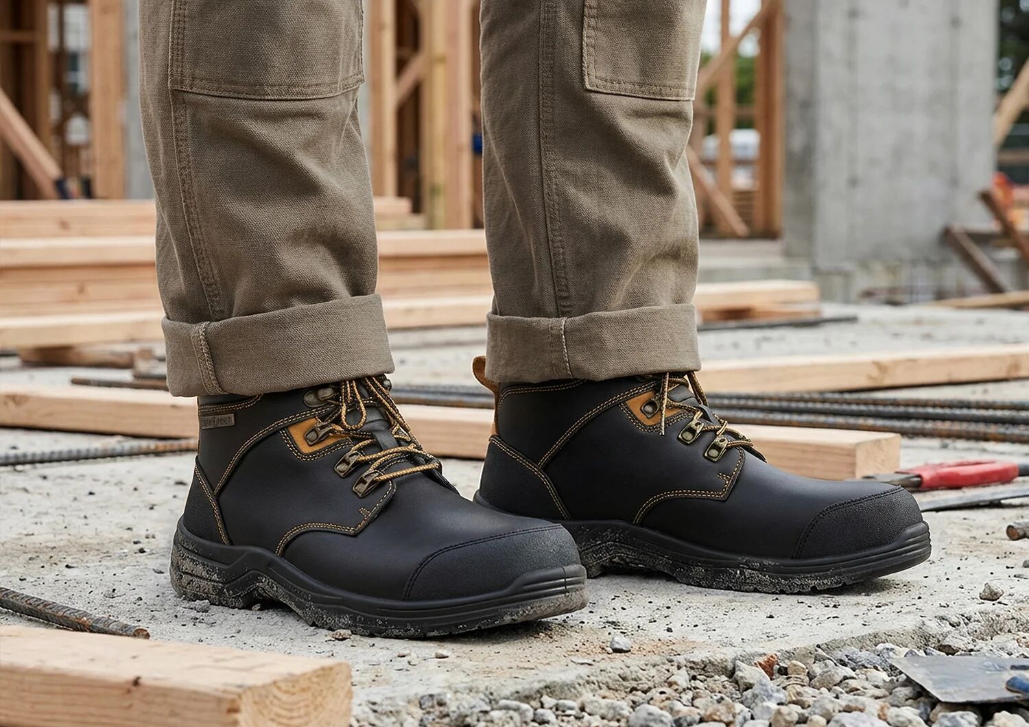 Granite Work Boots - Black - Image 13