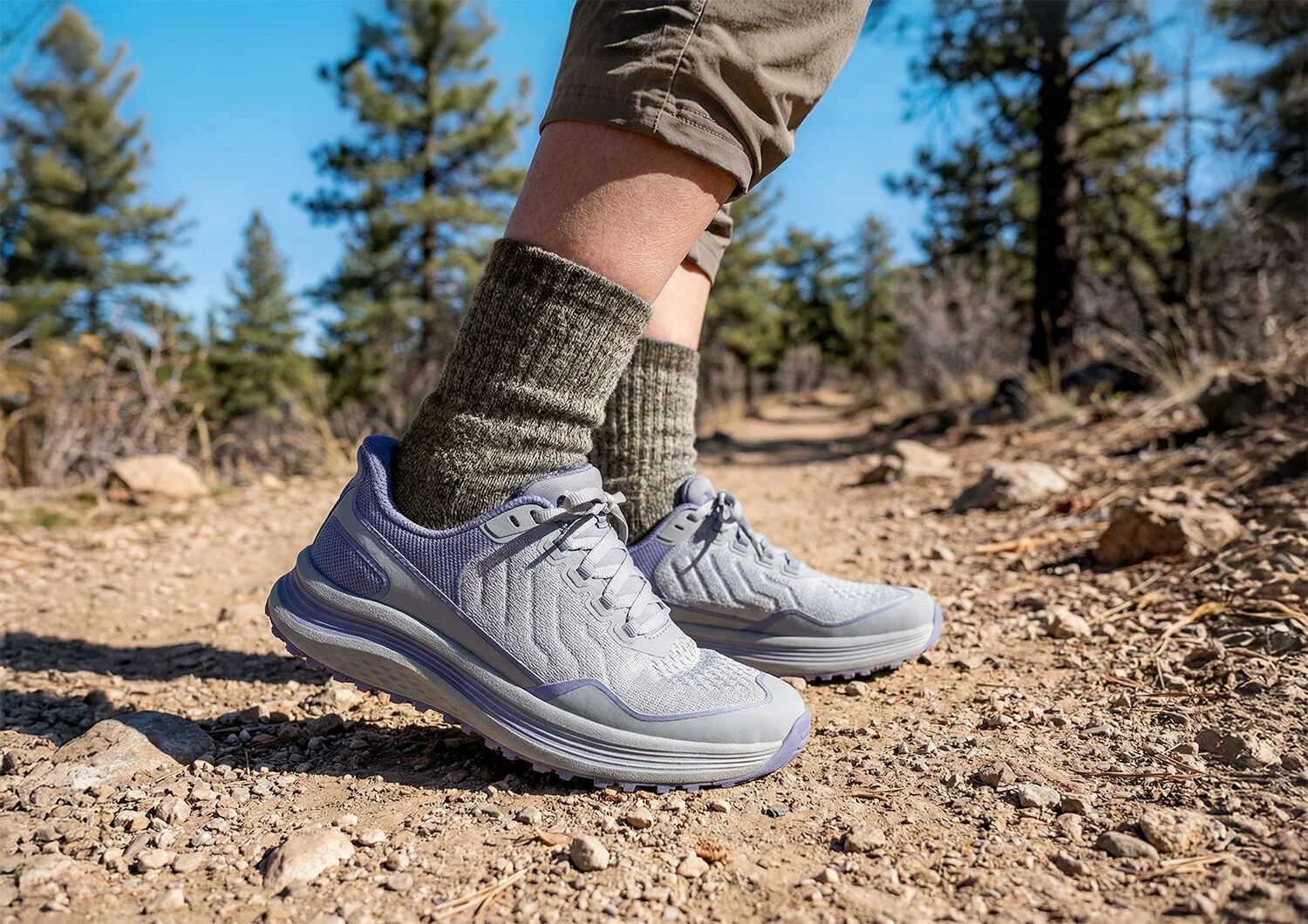 Nira Trail Hands-Free - Gray/Periwinkle - Image 13