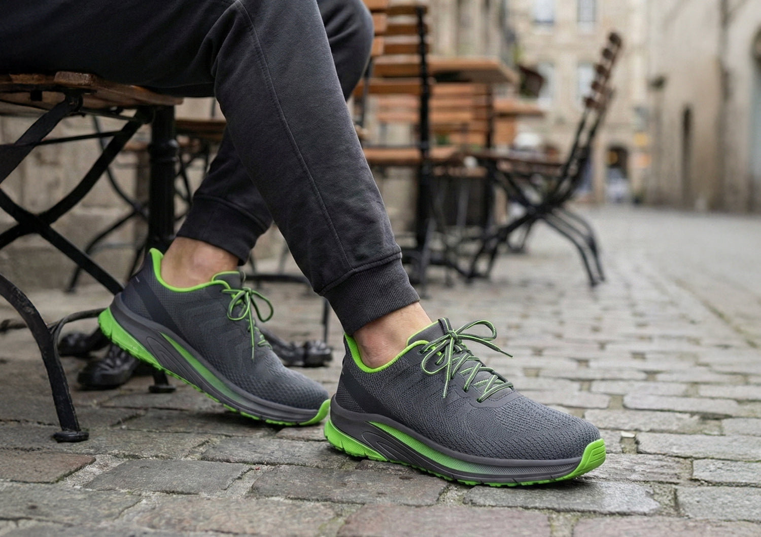 Tilos Hands-Free - Dark Gray/Lime - Image 2