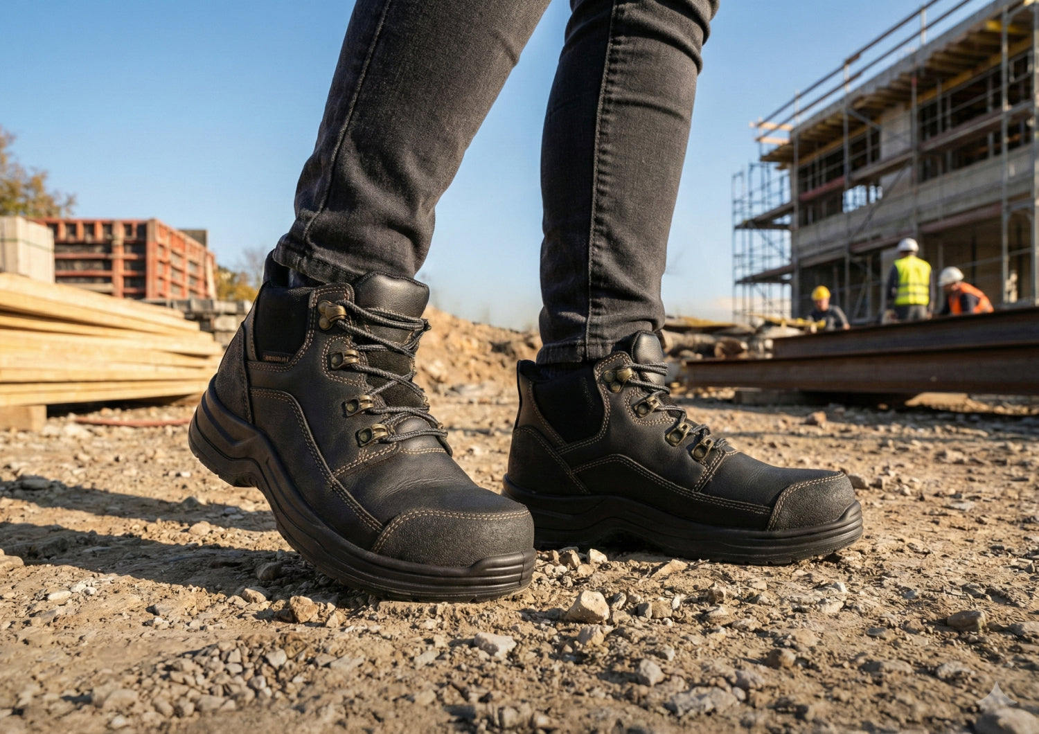 Quartz Hands-Free Work Boots - Black - Image 12